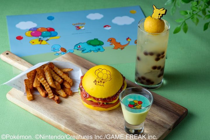 グルメバーガーのディナーセット