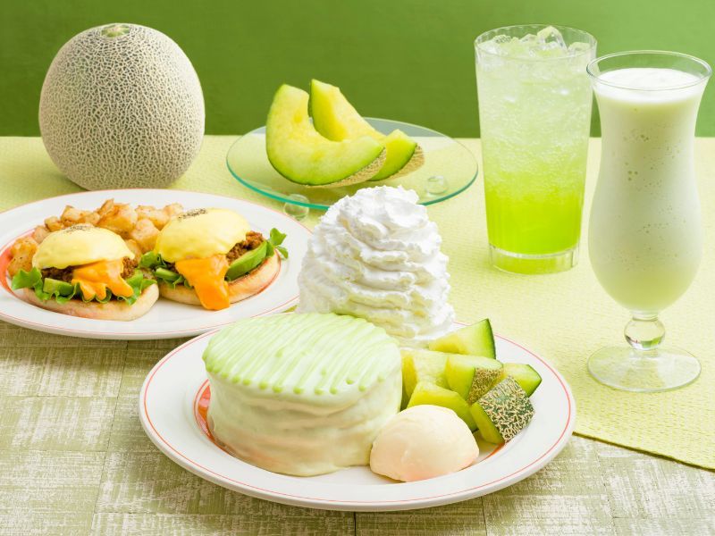 メロン尽くしの至福のパンケーキが登場！