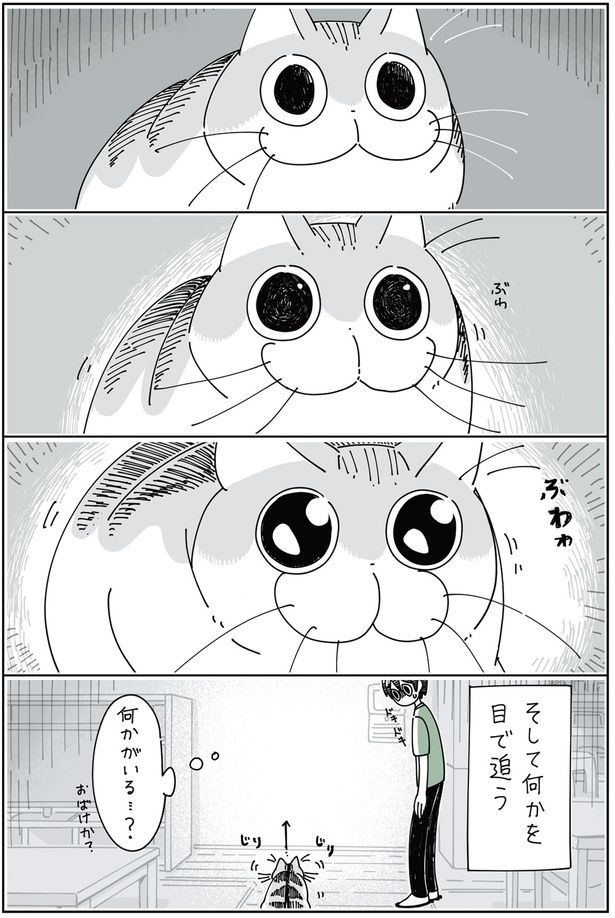 そして何かを目で追う （C）キュルZ／KADOKAWA