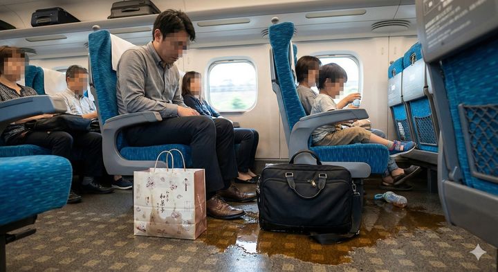 荷物の置き場には要注意