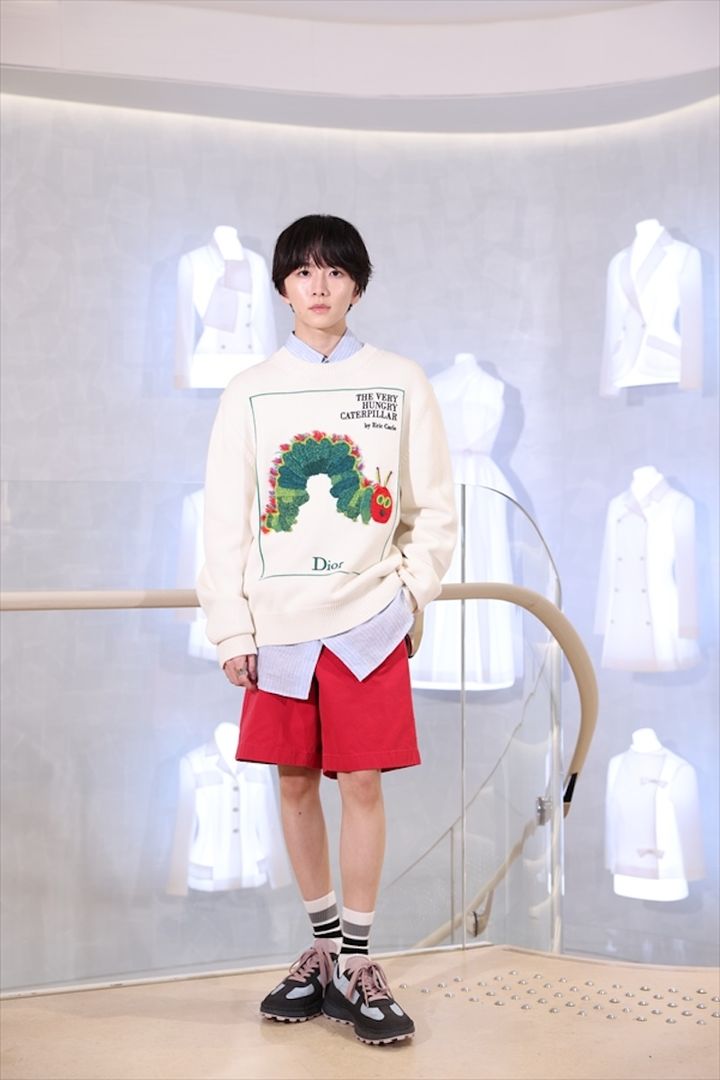 板垣李光人、“はらぺこあおむし”ニットでディオール降臨、杉野遥亮は洗練アイビールック披露