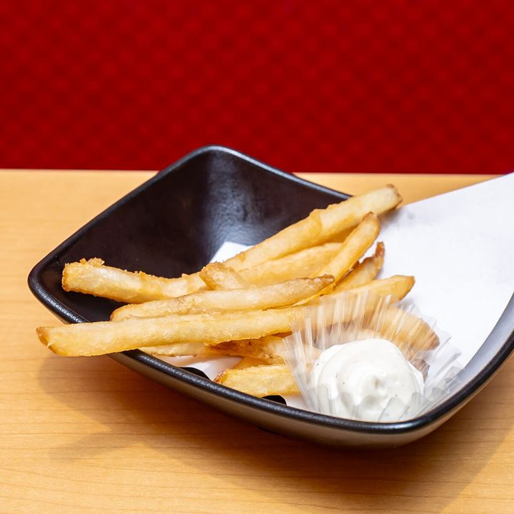 おたマヨで食べる フライドポテト