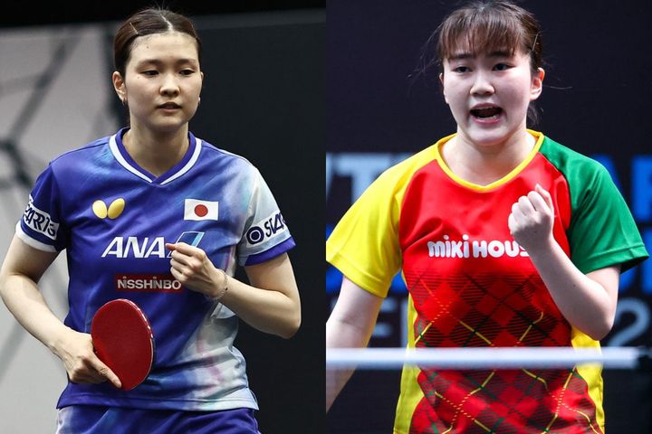 橋本帆乃香、大藤沙月（C）WTT