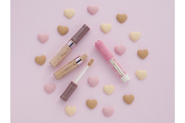 「キャンメイク」ハイカバーなのに薄く軽いつけ心地のコンシーラー、やわらかなミルキーピンクのティントリップが登場！