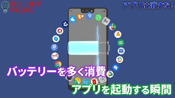 アプリのこまめな消去は逆効果！