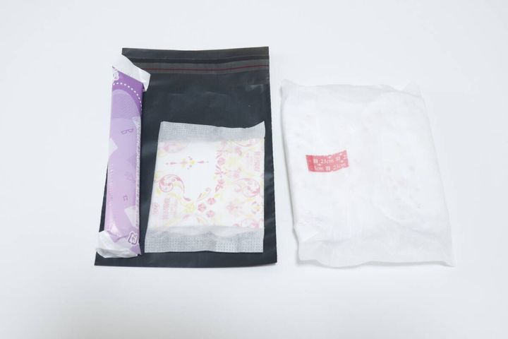 糊付き消臭サニタリーバッグ サイズ感