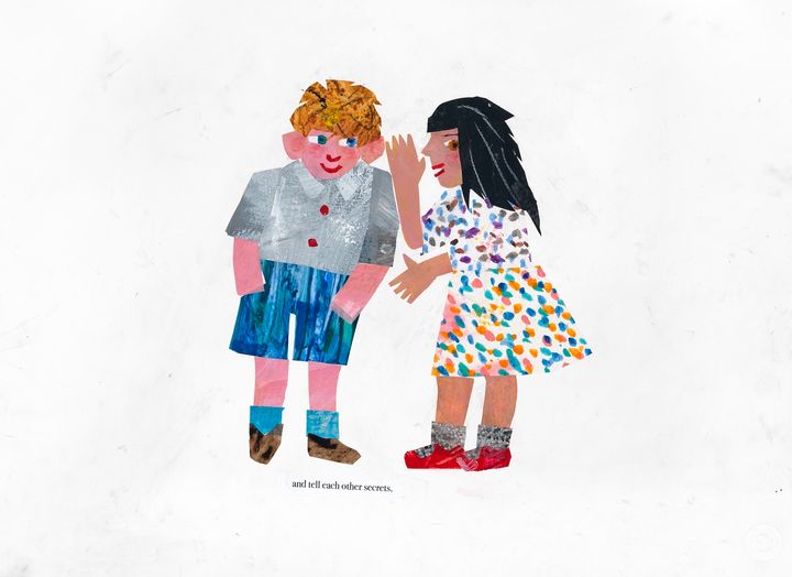 エリック・カール『 いちばんのなかよしさん』 2013年 エリック・カール絵本美術館 Collection of the Eric and Barbara Carle Foundation. Ⓒ 2013 Penguin Random House LLC.