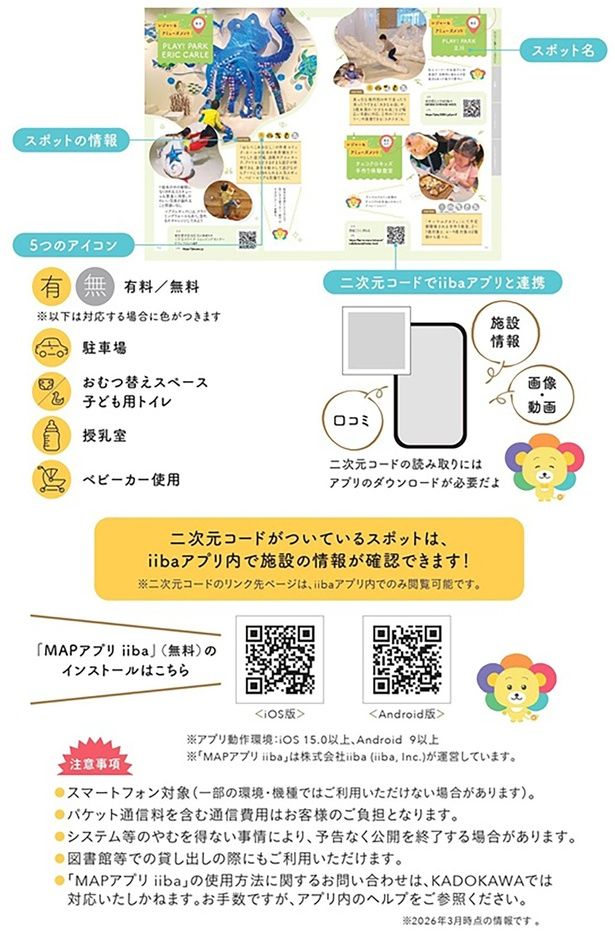 子どもとのおでかけ先を決めるなら「iiba」がオススメ！ （C）株式会社iiba／KADOKAWA