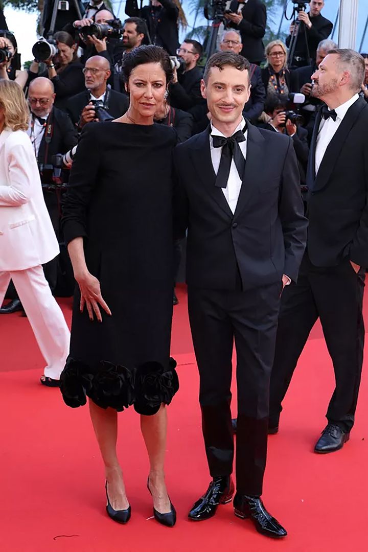 カンヌ国際映画祭での、アンナ・ムグラリスとトマ・ジョリー