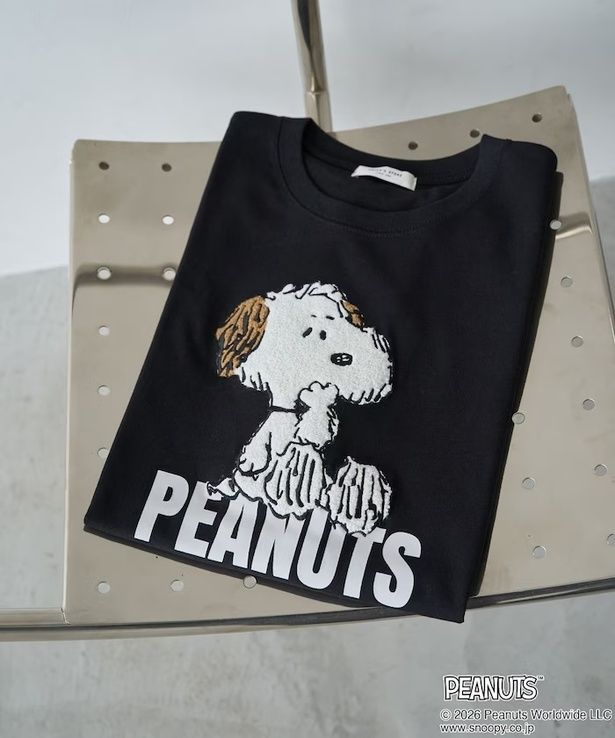 「サガラ刺繍半袖Tシャツ(ブラック)」(5489円)