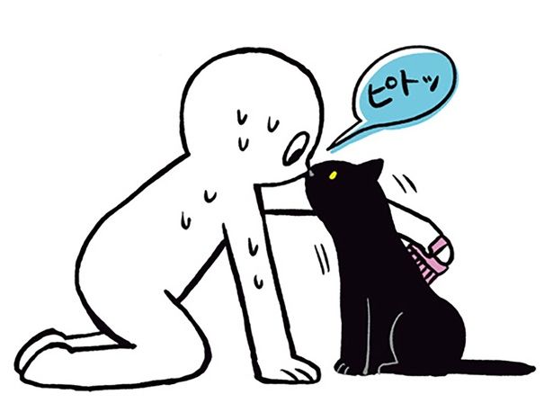 ブラッシング中に鼻チュー （C）AKR／KADOKAWA