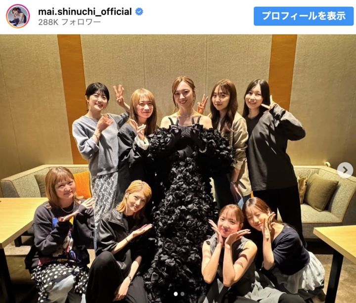 梅澤美波の卒コンに乃木坂46卒業生が大集合！ ※「新内眞衣」インスタグラム width=