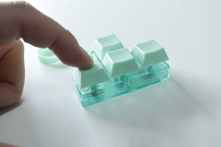 カラーブロックキーホルダー 使用例