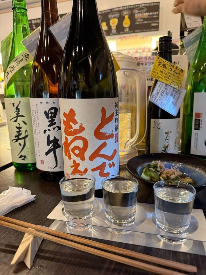 セット②｜旨み・個性派の4杯：美寿々／黒牛／とんでもねぇ