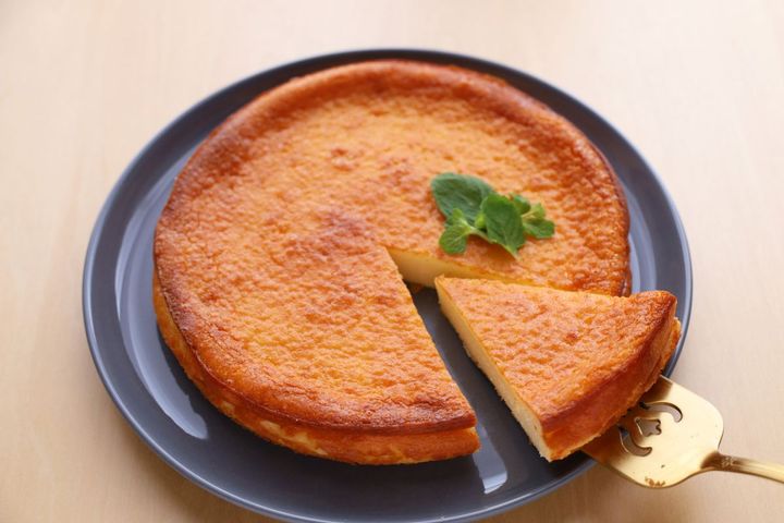 生クリーム活用のベイクドチーズケーキ07