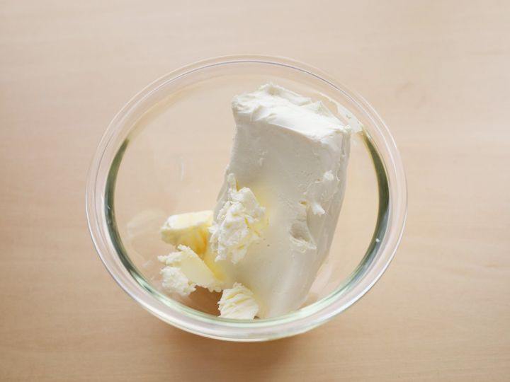 生クリーム活用のベイクドチーズケーキ01