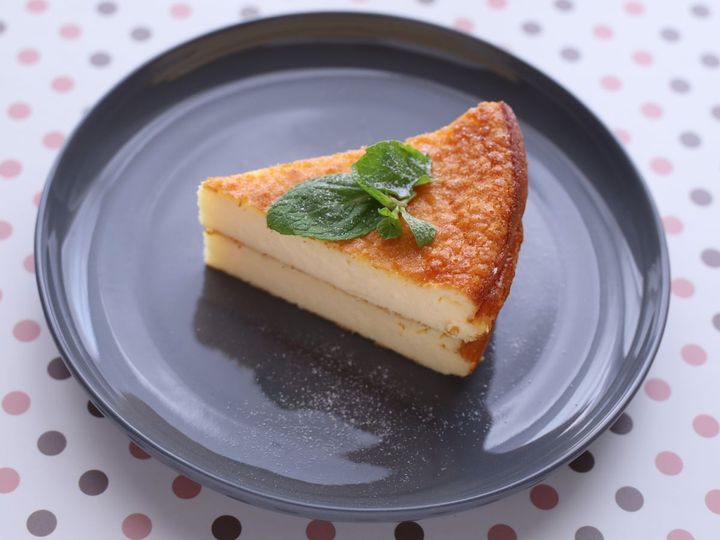 生クリーム活用のベイクドチーズケーキ08