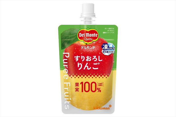 「デルモンテ ピュレフルーツ すりおろしりんご」（キッコーマン提供）