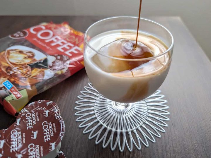 カルディコーヒーファーム ポーションコーヒー カフェモカ 使用例