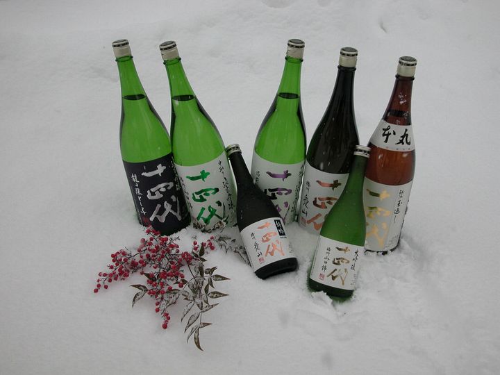 2003年当時の「十四代」の主な商品ラインアップ