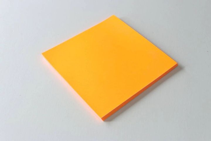 ダイソー 壁に貼れるふせん（50枚、オレンジ）