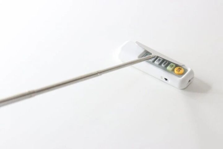 ダイソー 火吹き棒（本体） 火吹き棒用アタッチメント（熊手） 使用例