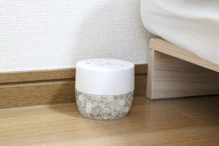ダイソーのバルくん ダニよけビーズ ハッカの使用例