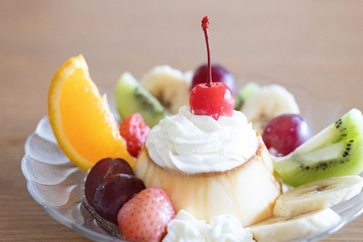 プリンアラモード 喫茶店イメージ