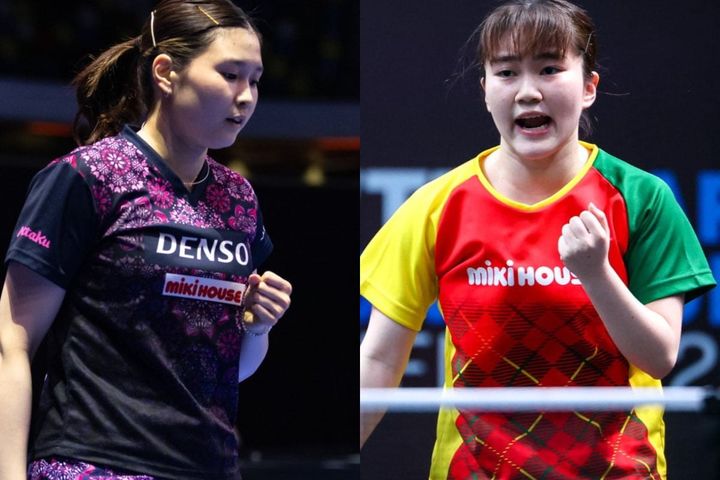 橋本帆乃香、大藤沙月（C）WTT