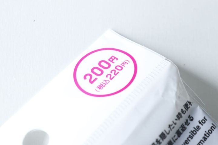 ダイソーのIDケース（横型、リール付）220円
