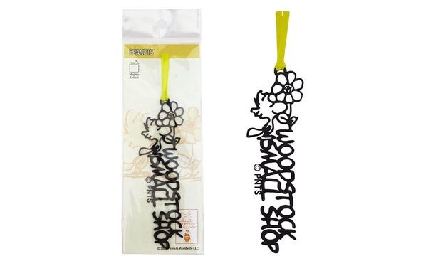 「文字のしおり (WOODSTOCK&花)」(1210円) 