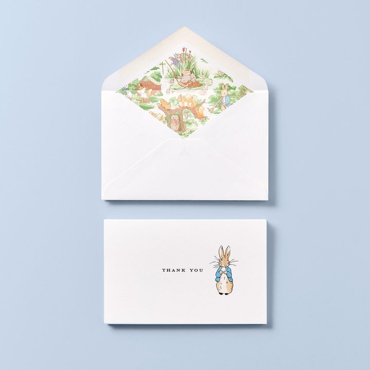 Smythson × Peter Rabbit™ コラボレーションコレクション Thank Youカード
