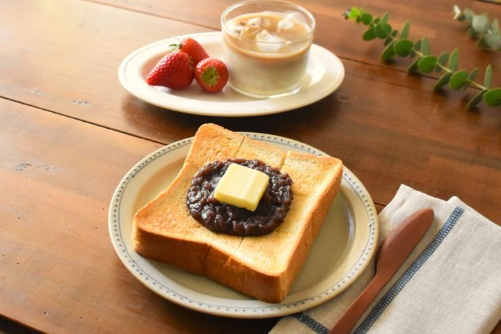 あんバタートースト