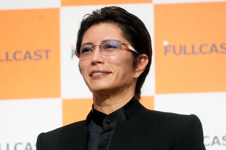 GACKTさん（2024年7月17日、時事通信フォト）
