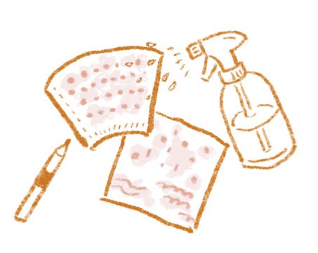 【梅雨の飾り】雨の多い季節は、おうちで工作を楽しもう！ にじみを楽しむ「ガーランド」の画像2