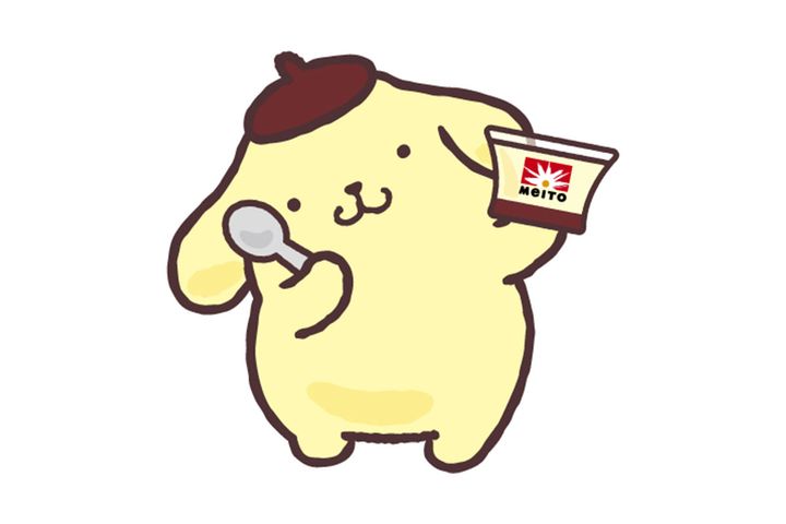 「メイトーのカスタードプリン」×「ポムポムプリン」コラボパッケージが登場