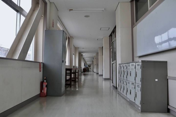 小学校の廊下