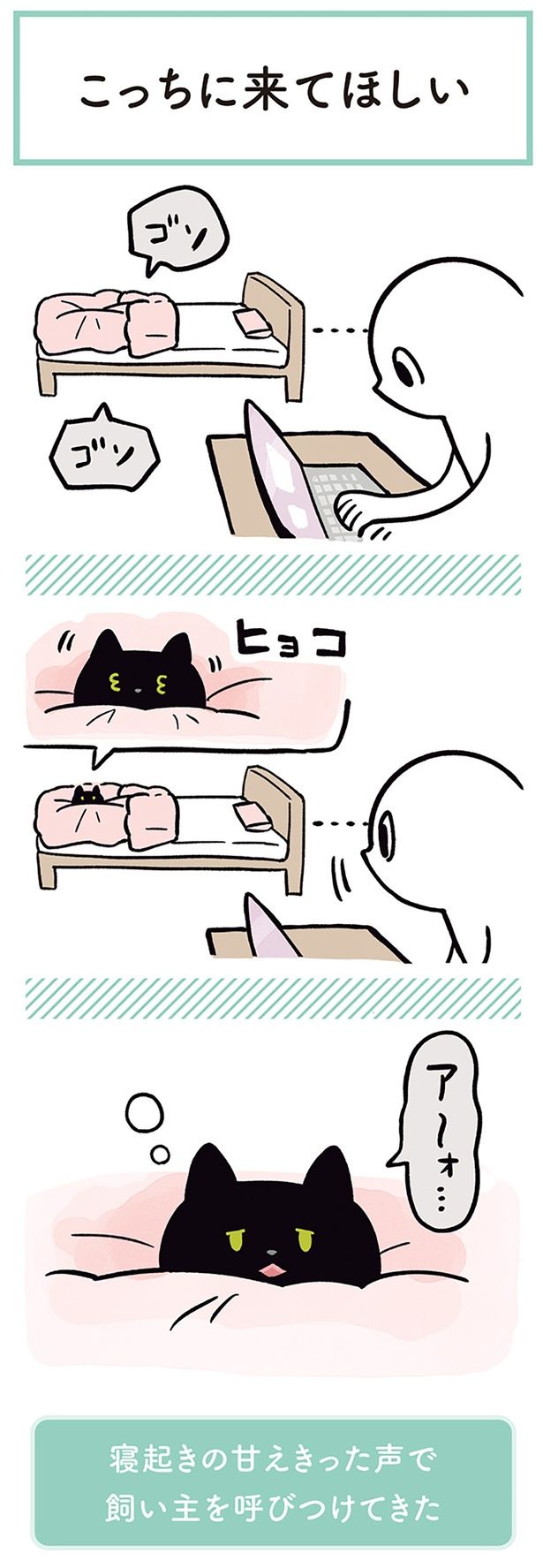寝起きの甘えきった声で飼い主を呼びつけてきた （C）AKR／KADOKAWA