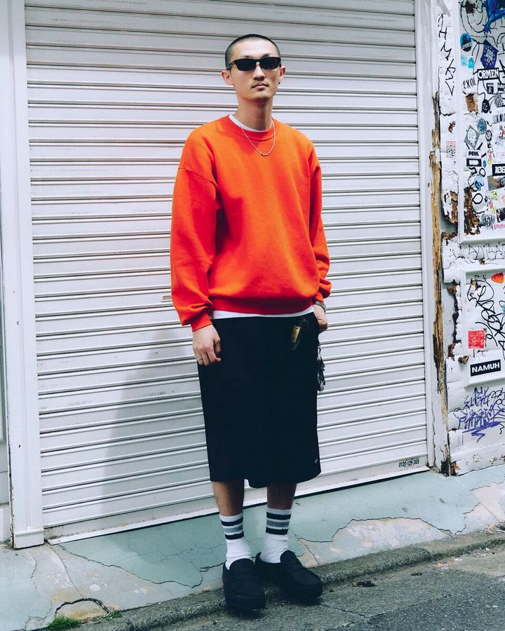 【20代スナップ＠下北沢】ディッキーズのひざ下ショーツは春夏に重宝