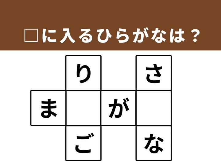 縦と横に並んだ文字のつながりをヒントに、空欄を埋めて3つの言葉を完成させましょう！世界中で愛されるあの職業や、身近な食べ物が隠れています。1分以内に正解を見つけて、脳のトレーニングに励みましょう。