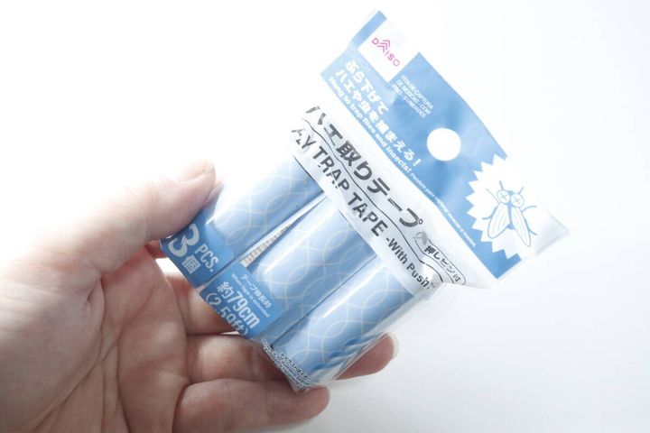 ハエ取りテープ（押しピン付、3個） 虫対策グッズ