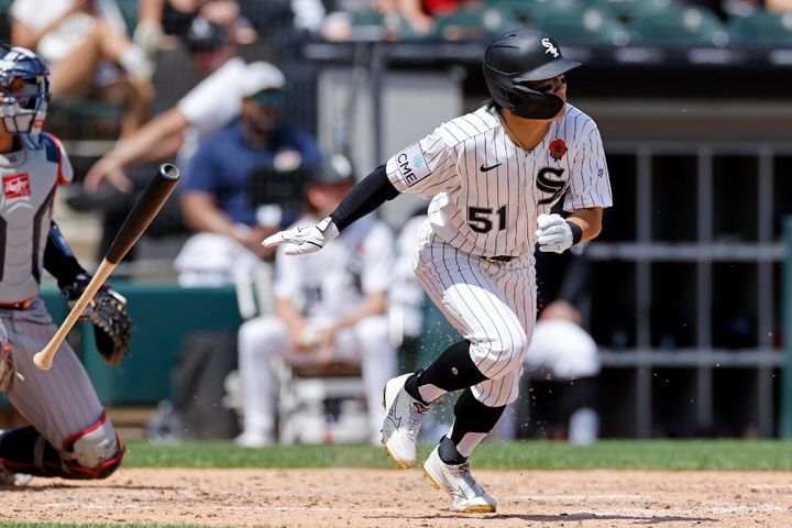 メジャー初安打を記録したホワイトソックス・西田陸浮（C）Getty Images