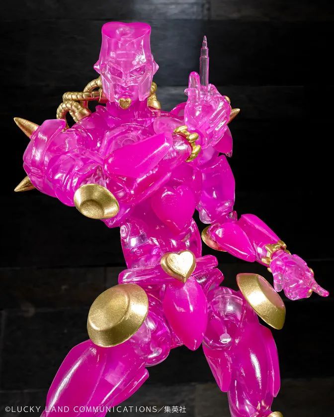 超像可動 クレイジー・ダイヤモンド Ver.CLEAR & GOLD ハンドパーツ展示