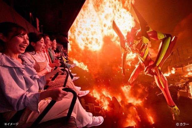 【写真】衝撃を生々しく体感！「ハウステンボス」の新アトラクション「エヴァンゲリオン・ザ・ライド - 8K - 」 ※イメージ (C)カラー