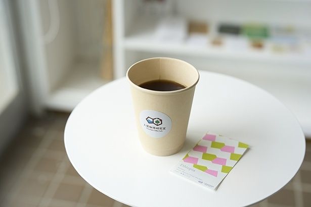 ドリップコーヒー600円～。写真は浅煎りのエチオピア・カラモ650円。紅茶や白ブドウを思わせる優しく華やかな香りが印象的