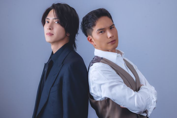 （左から）山下智久、市原隼人 クランクイン！ 写真：山田健史 width=