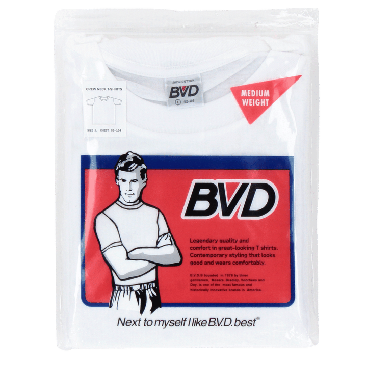 テーマは“新たなB.V.D.”。150周年を記念して制作された新作パックTシャツをはじめ、現代美術アーティストKen Kagamiや、東京・池ノ上のショップMIN-NANOオーナー・中津川吾郎がデザインを手掛けた限定Tシャツを展開する。
