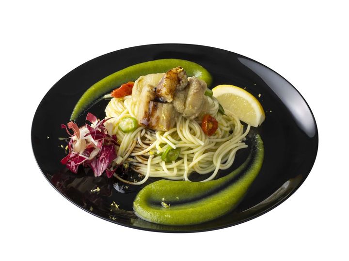 東京ディズニーランド／イーストサイド・カフェ「茄子とズッキーニの冷製パスタ」