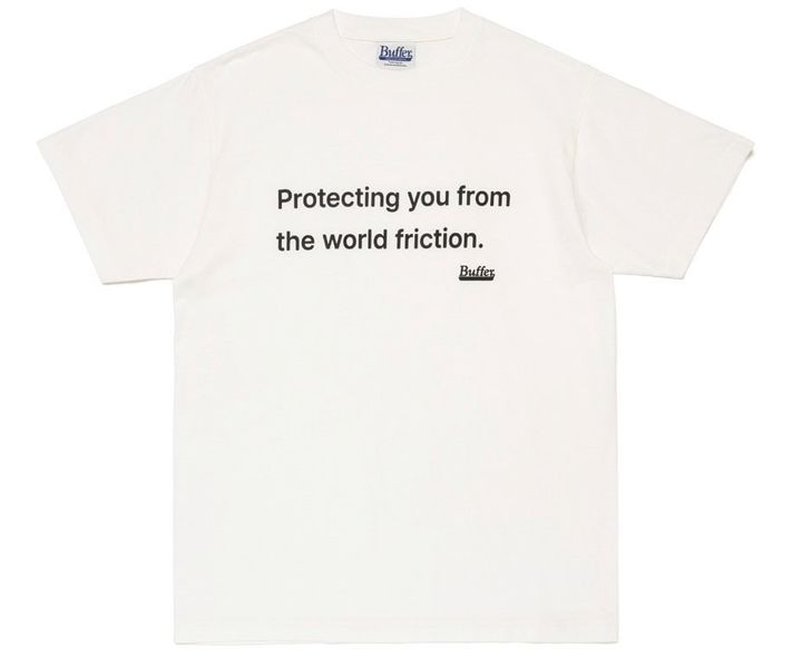 西山徹氏がクリエイティブディレクターを務める新ブランド「Buffer（バッファ）」のTシャツ