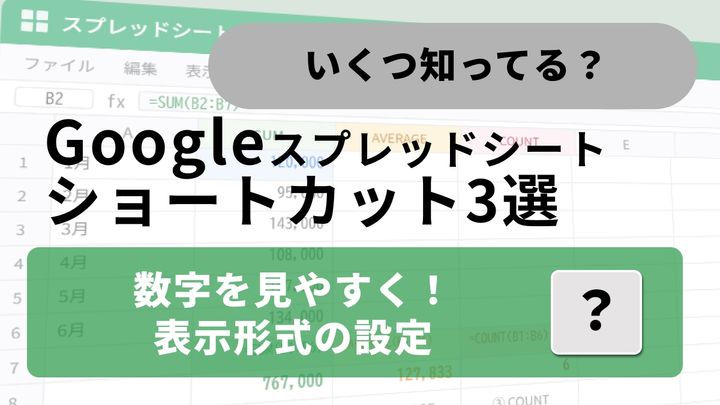 Google スプレッドシートの表を見やすく整えるデザイン設定機能のイメージ